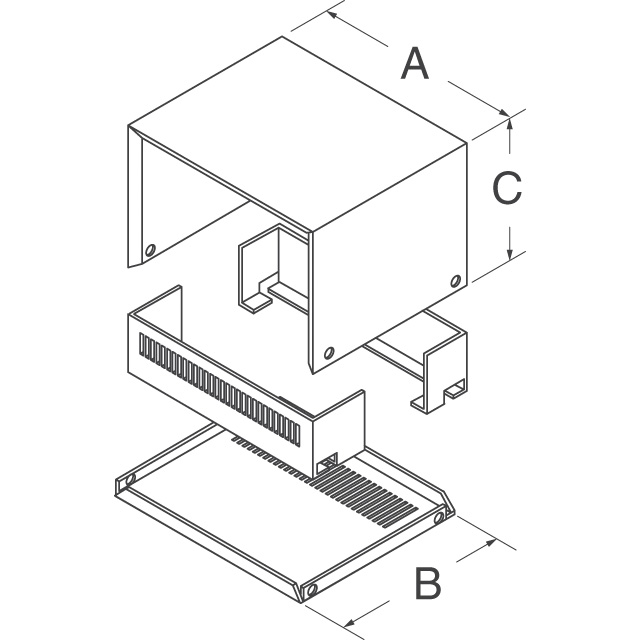 1426O Hammond Manufacturing  Cajas